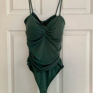 Express Sage Green Bodysuit